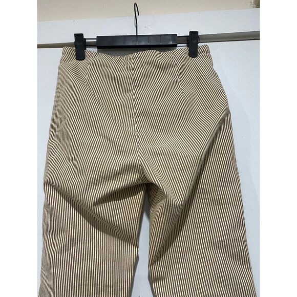 Urban Outfitters BDG Jeans Women Sz 28 Kick Flare High Rise Striped Denim Flower - Picture 7 of 11